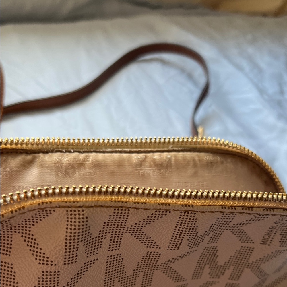 Michael Kors Tan and Brown Crossbody Bag - Picture 6 of 10